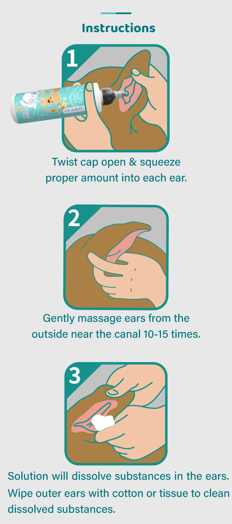 Pet Ear Cleansing Solution