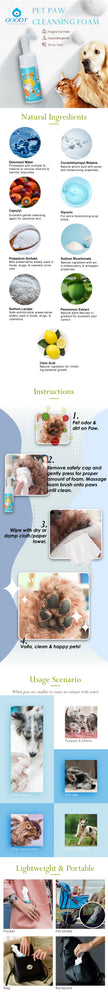 Pet Paw Cleansing Foam