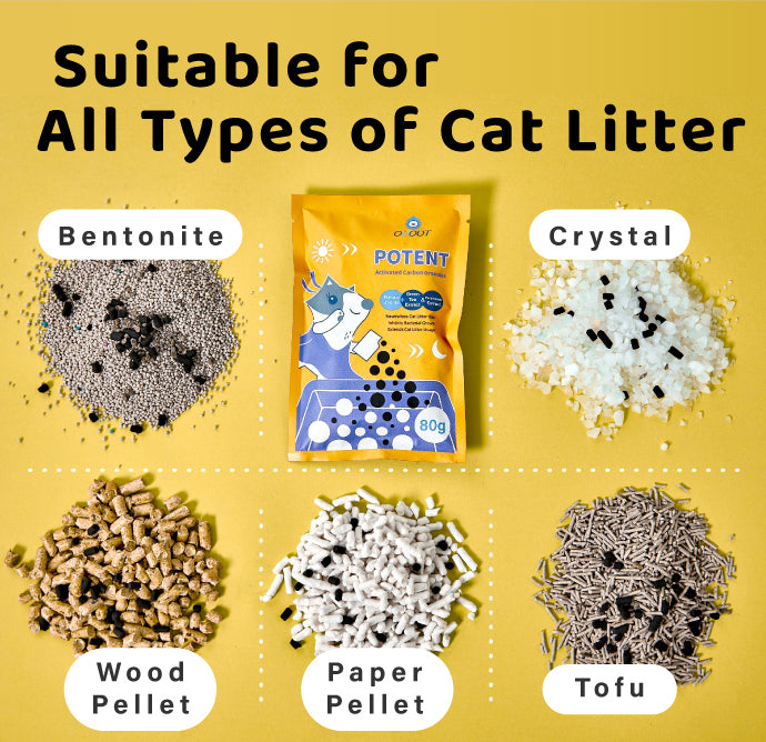 Potent Activated Carbon Granules (Cat Litter Deodorizer)