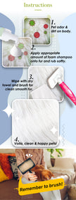 Waterless Pet Foam Shampoo