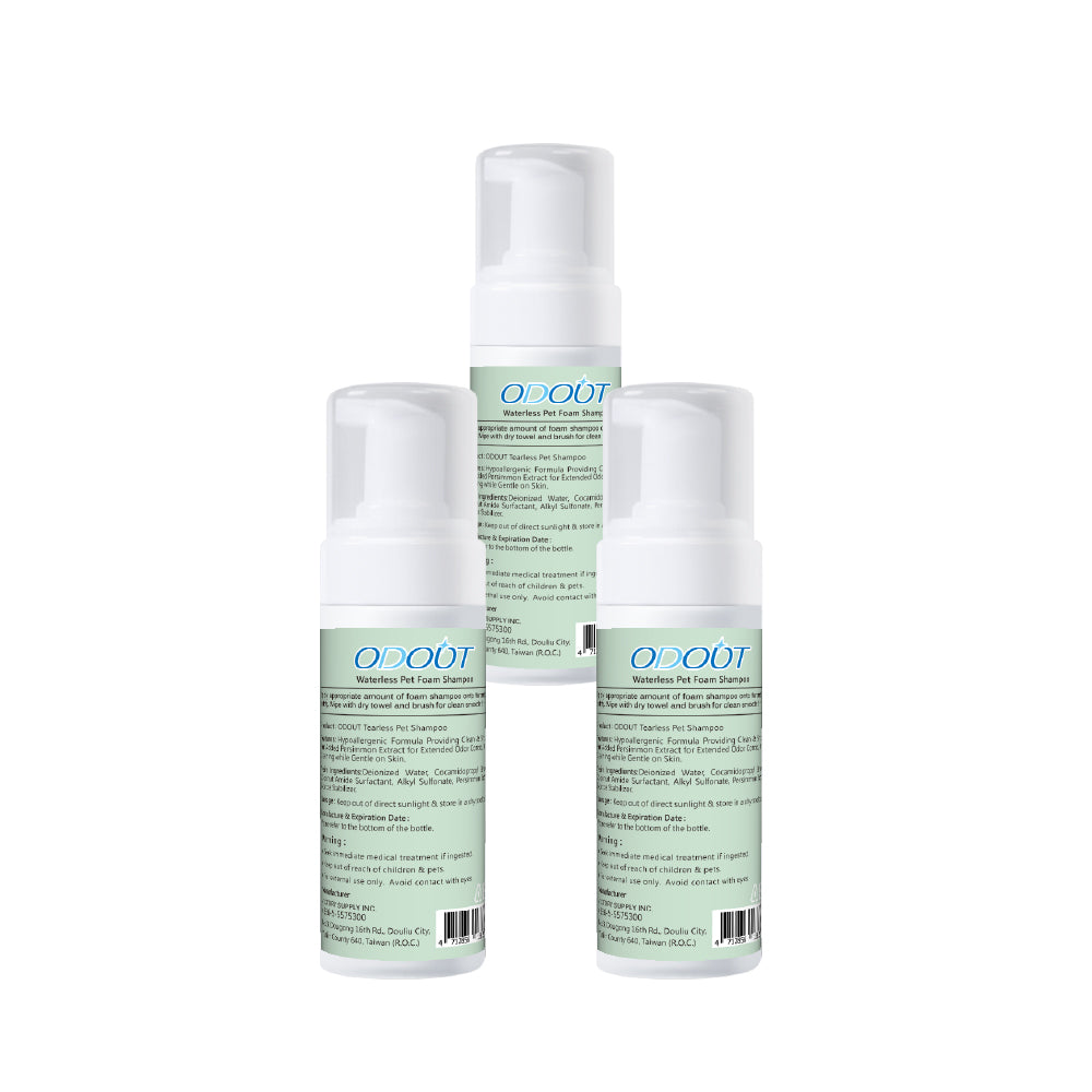Waterless Pet Foam Shampoo