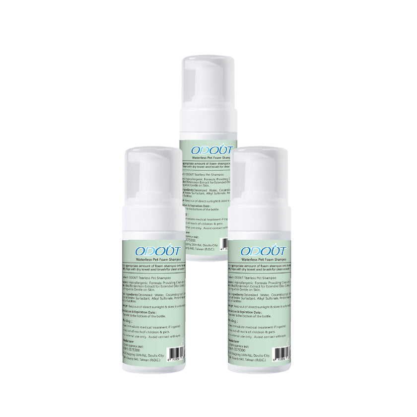 Waterless Pet Foam Shampoo