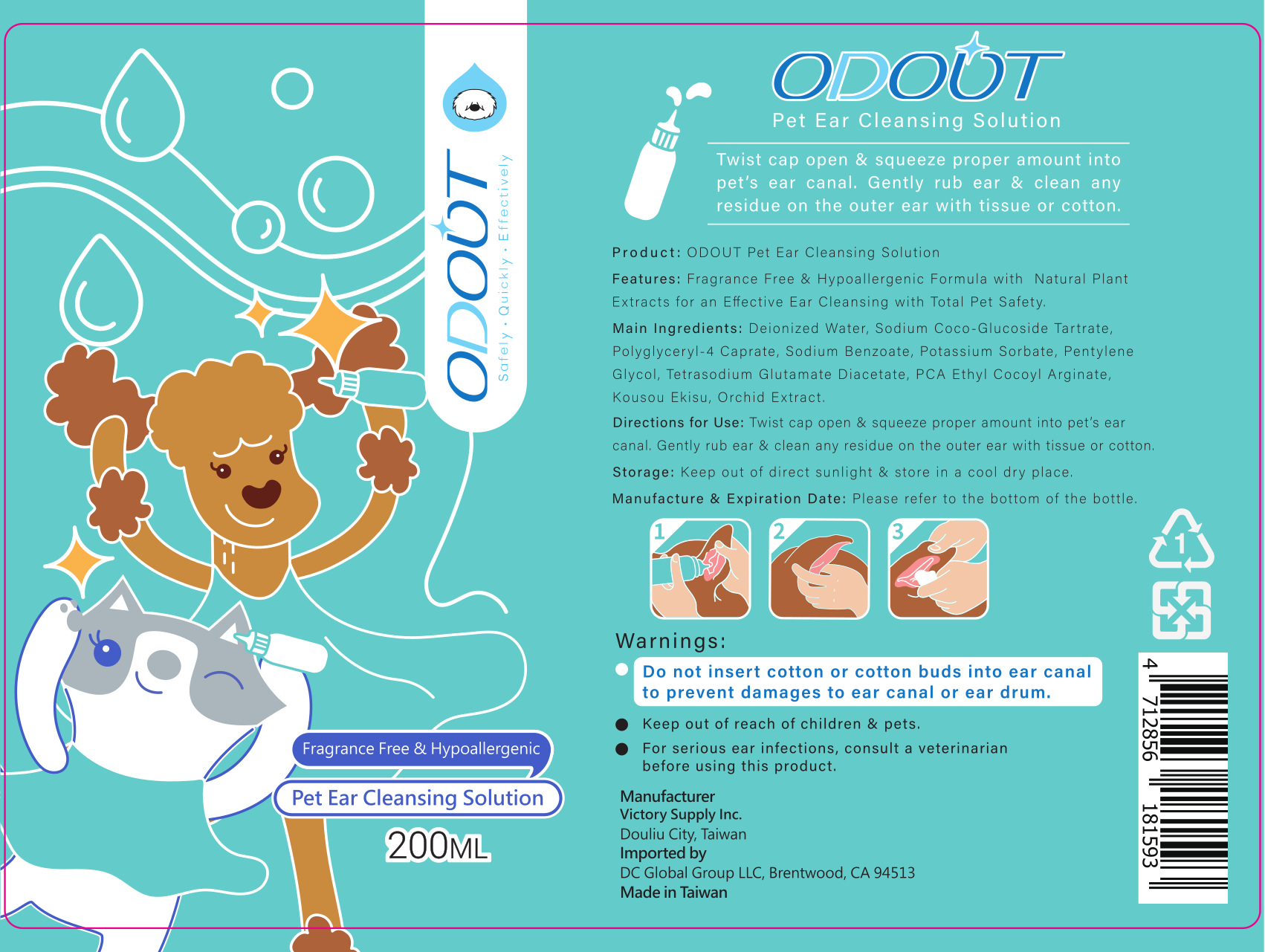 Pet Ear Cleansing Solution