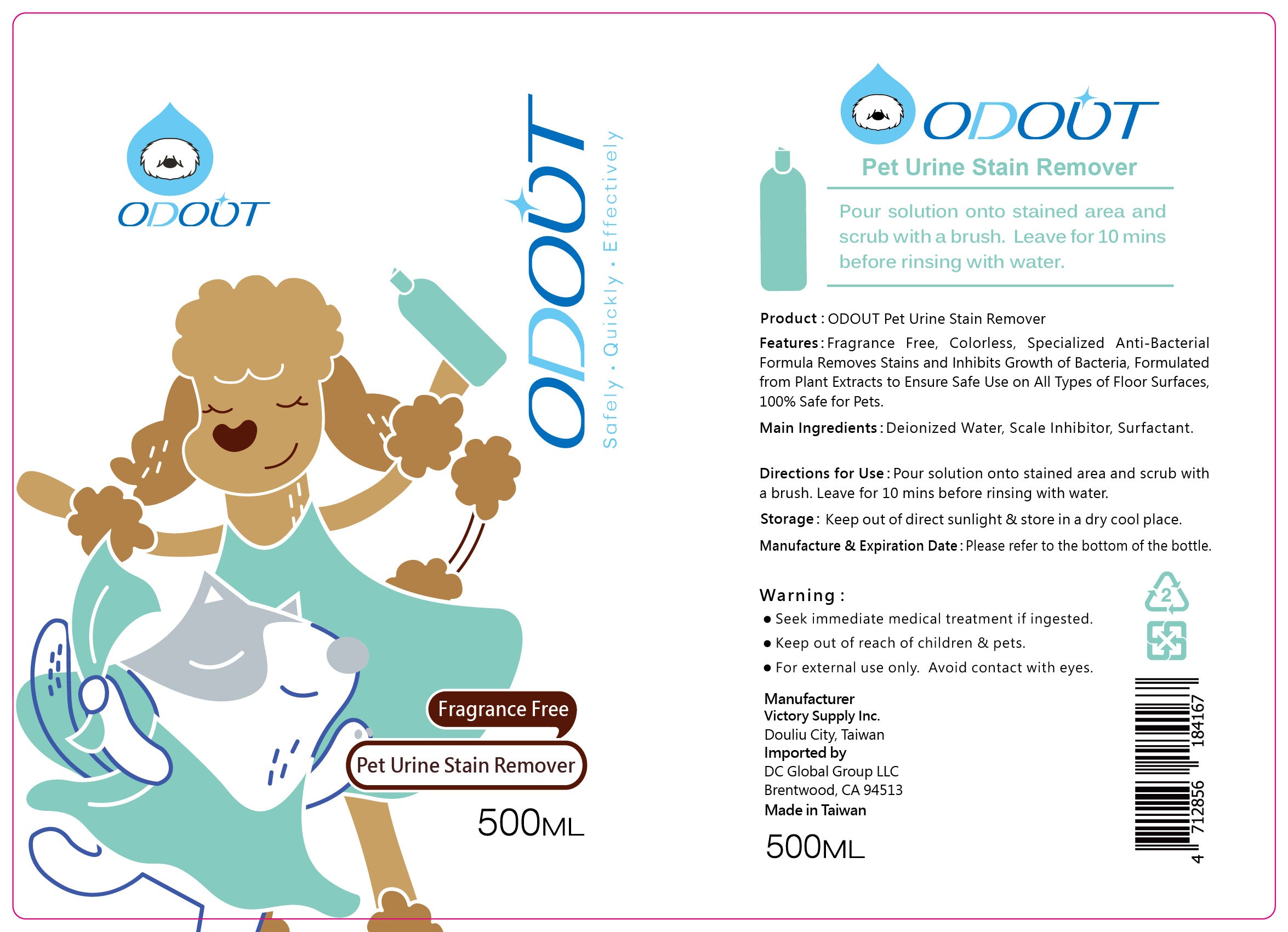 Pet Urine Stain Remover